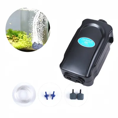 Pawzy Pompe d'aération pour aquarium Double trou