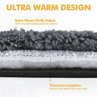 IntiMeg Tapis de chauffage pour animaux en hiver