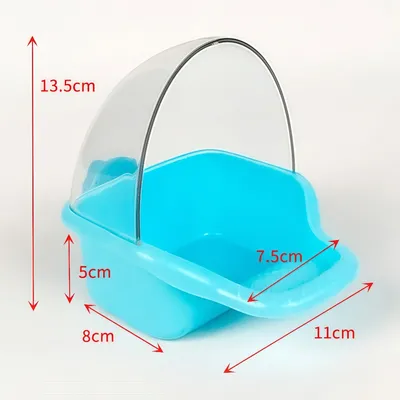 Zoomtopia Baignoire pour oiseaux avec raccord