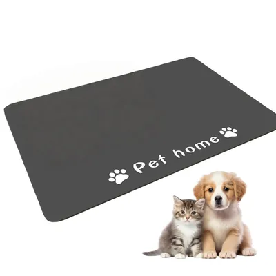Zoomtopia Tapis d'alimentation pour animaux de compagnie