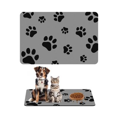 Zoomtopia Tapis de gamelle absorbant pour chat