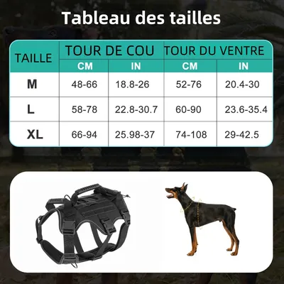 Zoomtopia Harnais anti traction pour chien