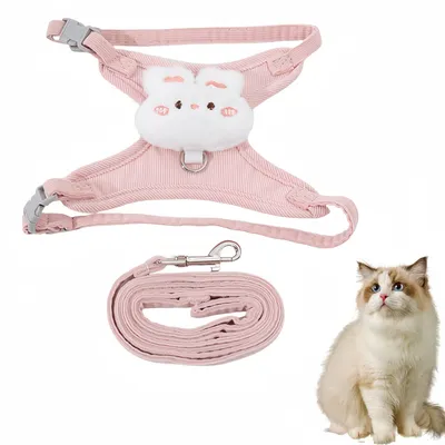 Pawzy Ensemble harnais et laisse pour chat Pawzy Ensemble harnais et laisse pour chat