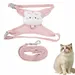 Pawzy Ensemble harnais et laisse pour chat