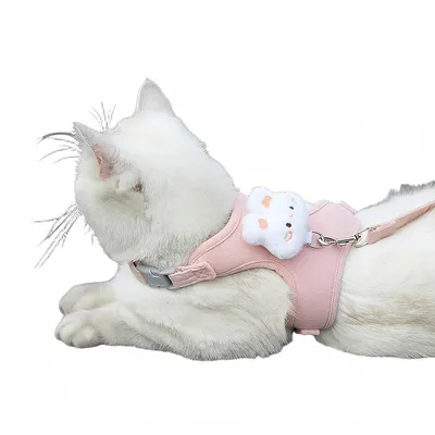 Pawzy Ensemble harnais et laisse pour chat Pawzy Ensemble harnais et laisse pour chat