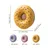 Zoomtopia Lot de 3 bocaux respirants en forme de donut