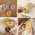 Zoomtopia Lot de 3 bocaux respirants en forme de donut
