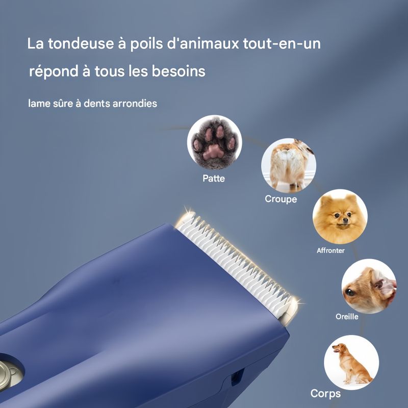 FurryFusion Tondeuse à poils d'animaux