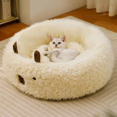 UAMLY Sofá cama cálido con forma de gato