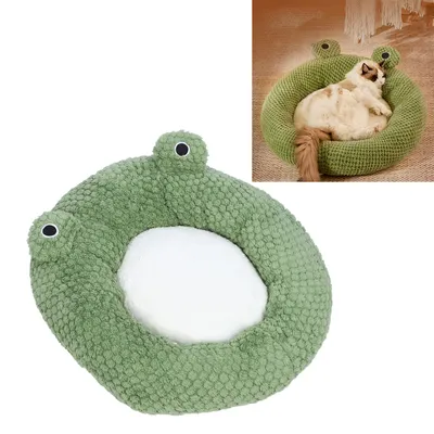 UAMLY Lit Niche pour Animaux de Compagnie, Forme de grenouille