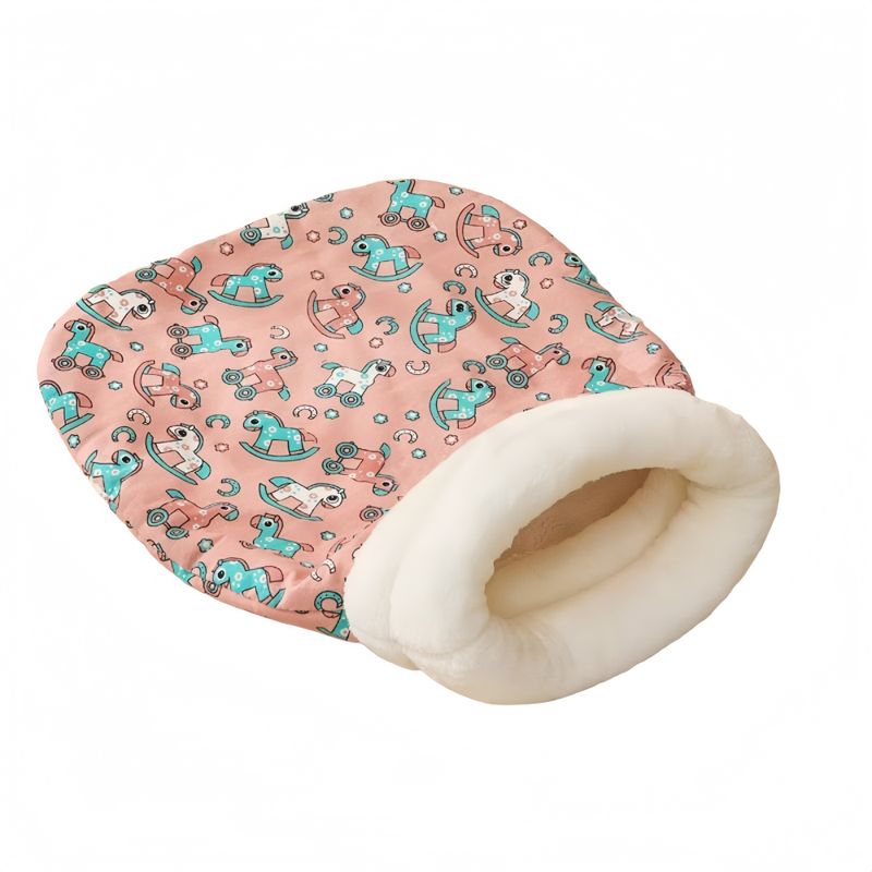 FurryFusion Sac de couchage chaud pour chat