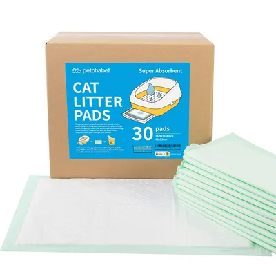Pads pour litière chat - 43x29 cm - Lot de 30 Pads pour litière chat - 43x29 cm - Lot de 30
