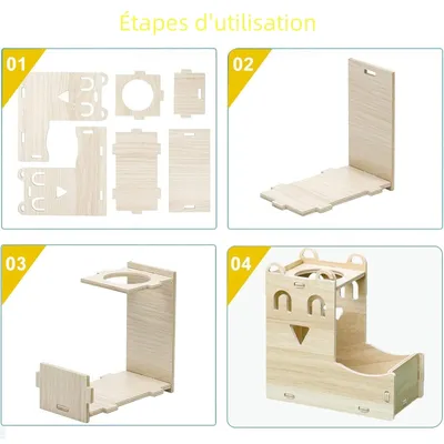 Zoomtopia Support de fontaine à eau pour rongeurs