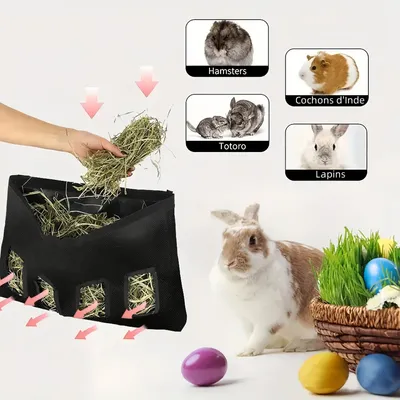 Zoomtopia Sac à foin pour lapin