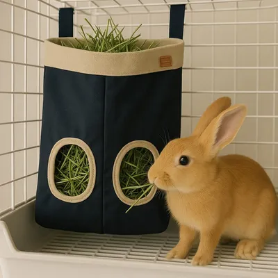 Pawzy Mangeoire à sacs de foin pour  petits animaux