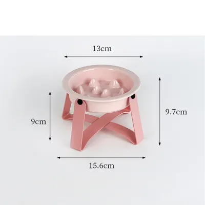 Zoomtopia Bol d'alimentation lente pour chien et chat Zoomtopia Bol d'alimentation lente pour chien et chat
