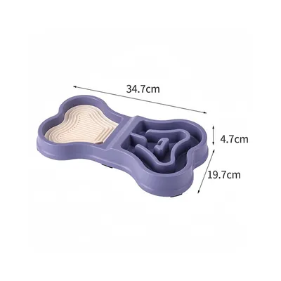 Zoomtopia Gamelle anti - glouton pour chien et chiot