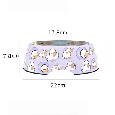 Zoomtopia Double gamelle en acier inoxydable pour animaux de compagnie Zoomtopia Double gamelle en acier inoxydable pour animaux de compagnie