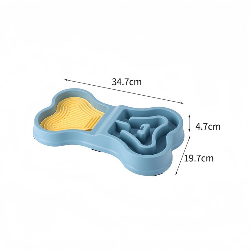 Zoomtopia Gamelle anti - glouton pour chien et chiot