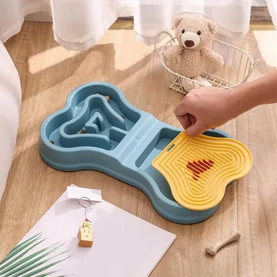 Zoomtopia Gamelle anti - glouton pour chien et chiot