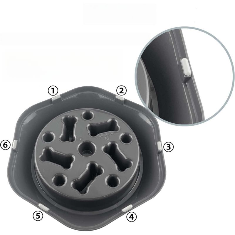 Zoomtopia Gamelle anti - glouton pour chien
