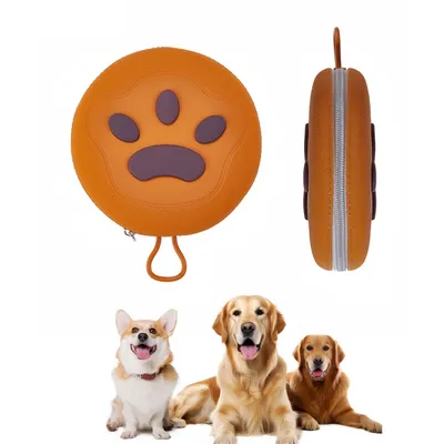 IntiMeg Bol double en silicone pour chien de voyage IntiMeg Bol double en silicone pour chien de voyage