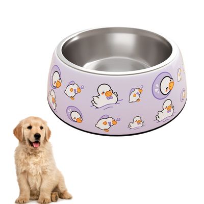 Zoomtopia Double gamelle en acier inoxydable pour animaux de compagnie