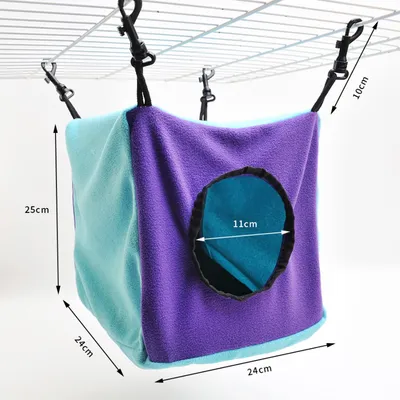 Zoomtopia Hamac suspendu en nylon pour petits animaux