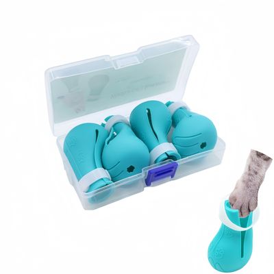 Pawzy Couvre - pieds anti - griffures pour chats 4 pièces