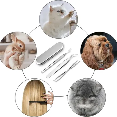 Pawzy Set de retrait de tiques 3 pièces