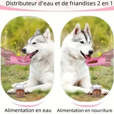 Zoomtopia Bouteille d'eau portable pour chat et chien