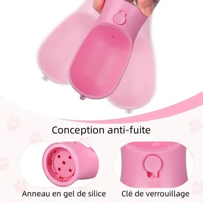Zoomtopia Bouteille d'eau portable pour chat et chien