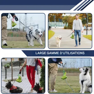 FurryFusion Juego de 7 pinzas para bolsas de basura para perros