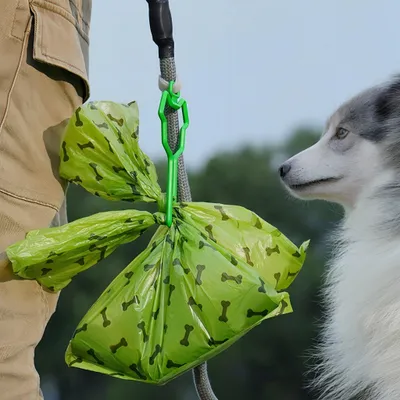 FurryFusion Juego de 7 pinzas para bolsas de basura para perros