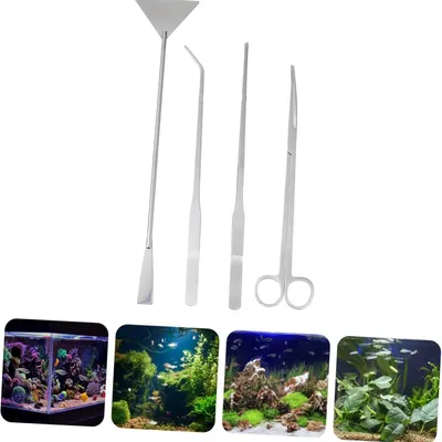 Pawzy Kit d'entretien d'aquarium 4 articles