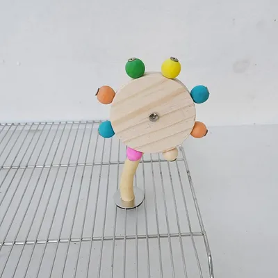 Pawzy Jouet pour oiseaux  Moulin à vent rotatif pour voiture