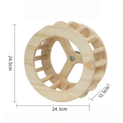 Zoomtopia Roue pour perroquet en bois