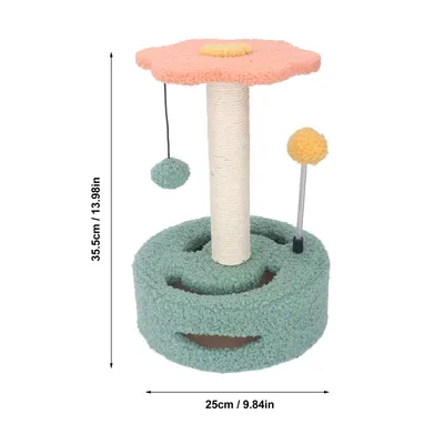 Arbre à chat avec balles interactives