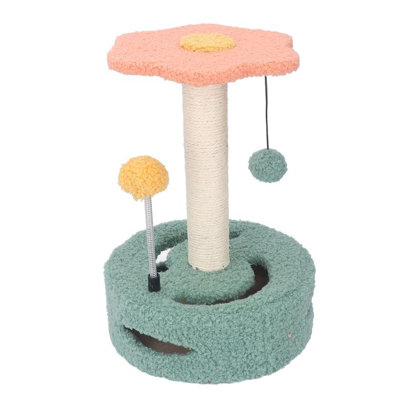 Arbre à chat avec balles interactives