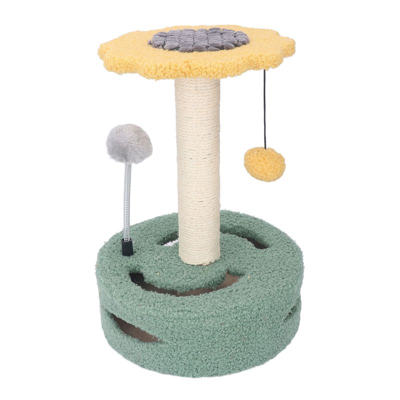 Arbre à chat avec balles interactives
