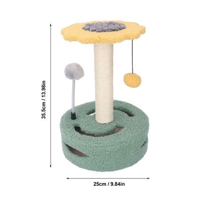 Arbre à chat avec balles interactives