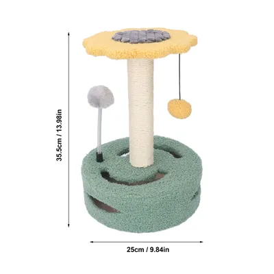 UAMLY Arbre à chat avec balles interactives