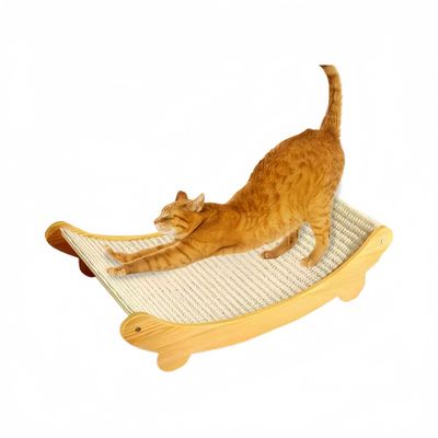 FurryFusion Lit et Planche à Gratter en Sisal 2 en 1 pour Chat