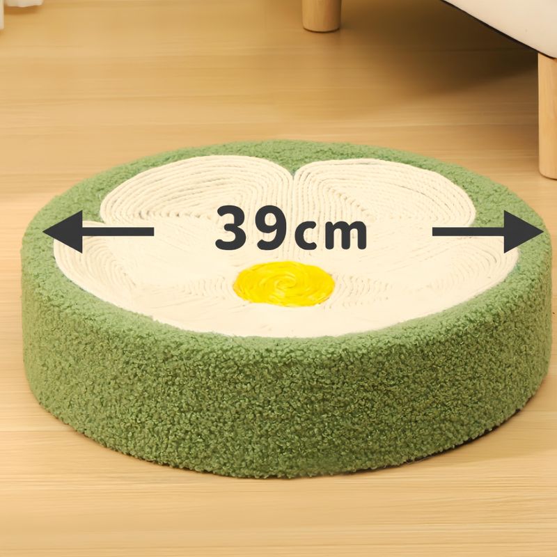FurryFusion Griffeuse en Forme de Bol Fleuri pour Chat