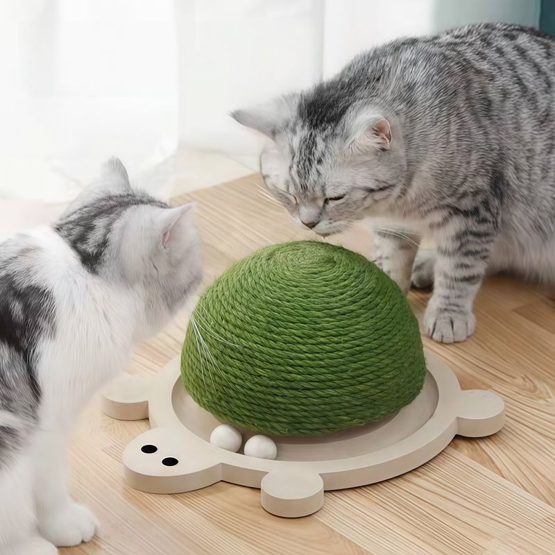 FurryFusion Griffoir pour Chat en Forme de Tortue