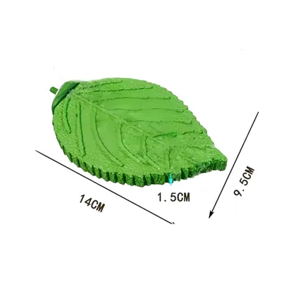 Zoomtopia Perchoir en forme de feuille pour perroquet