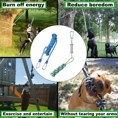 IntiMeg Jouet de traction en coton pour chien extérieur