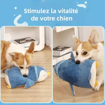Zoomtopia Jouet pour chien en forme de pingouin