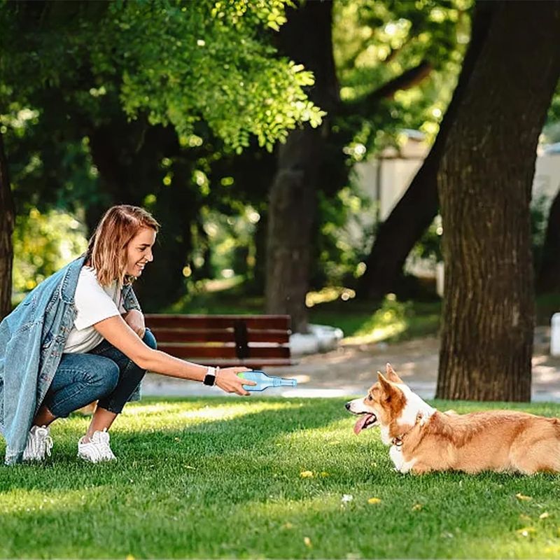 Zoomtopia Jouet en caoutchouc pour chien en forme de bouteille