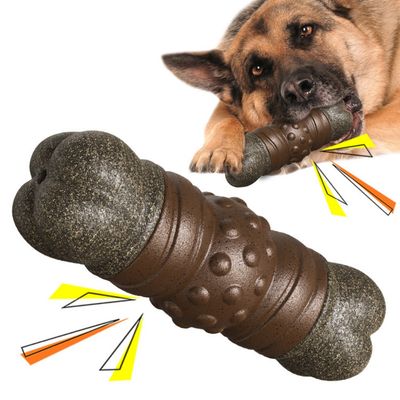 Zoomtopia Jouet couineur en forme d'os pour chien